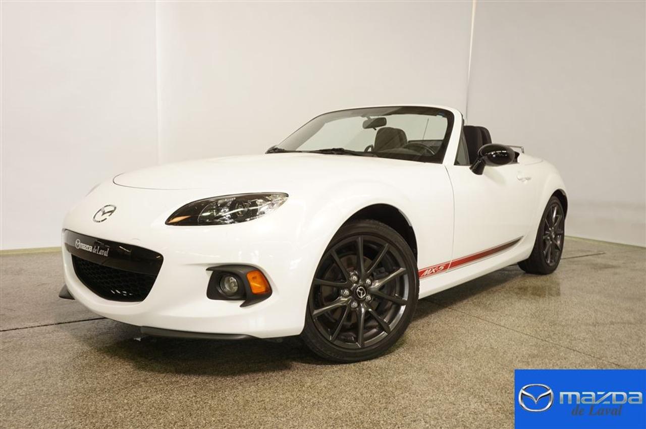 <a href=https://www.mazdadelaval.com/occasion/Mazda-MX5-2013.html>https://www.mazdadelaval.com/occasion/Mazda-MX5-2013.html</a>

MAZDA MX5 MIATA GS EDITION SPECIAL 2013 ( MANUELLE 6 VIT, A/C, GROUPE ÉLECTRIQUE, TOIT DUR ÉLECTRIQUE, ROUES MAGS 17PO, BAS KM) SEULEMENT 23995$!!! FAITES VITE!!! GARANTIE COMPLÈTE MAZDA LAVAL DE 6 MOIS OU 10000KM!!! GROUPE MOTOPROPULSEUR JUSQUAU 30/01/2019 OU 100000KM  *PROGRAMME CERTIFIÉ DISPONIBLE!!FINANCEMENT DISPONIBLE À PARTIR DE 0.9%!!! SALLE DE MONTRE