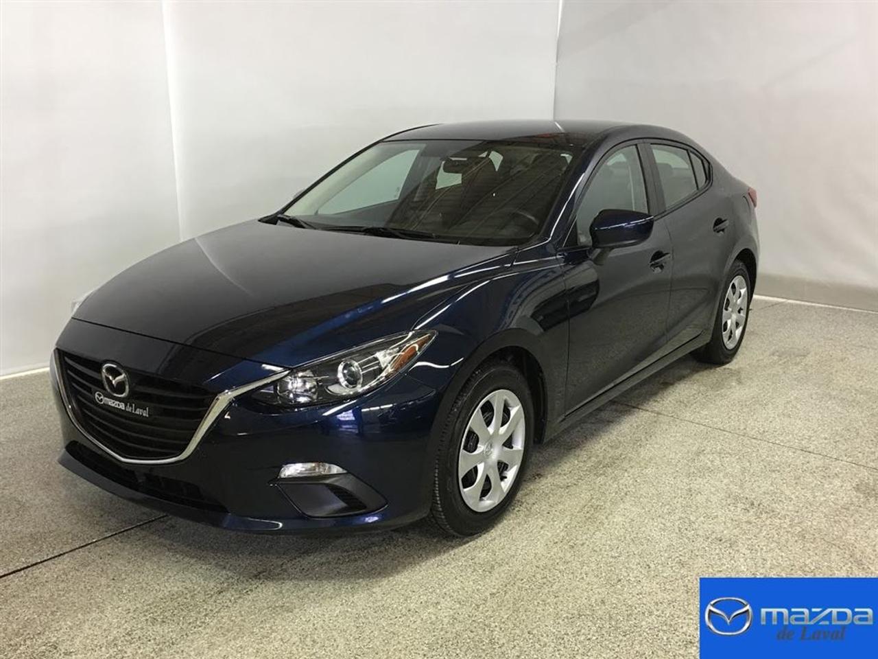 <a href=https://www.mazdadelaval.com/occasion/Mazda-3-2015.html>https://www.mazdadelaval.com/occasion/Mazda-3-2015.html</a>

MAZDA 3 GX GROUPE CONFORT SKYACTIV 2015 ( MANUELLE 6VIT, A/C, GROUPE ÉLECTRIQUE, ORDINATEUR DE BORD, BLUETOOTH, KM CERTIFIÉ!!!)***11495$*** GARANTIE COMPLÈTE MAZDA LAVAL DE 6 MOIS OU 10000KM!! GROUPE MOTOPROPULSEUR MAZDA JUSQUAU 30/12/2019 OU KM ILLIMITÉE!! *PROGRAMME CERTIFIÉ DISPONIBLE!! FINANCEMENT DISPONIBLE SUR PLACE!!! CODE DE CLEF: 102