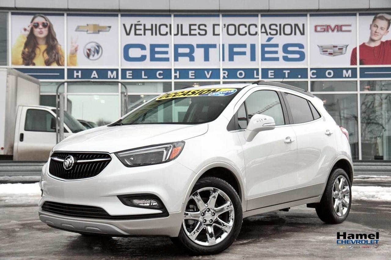 <a href=https://www.hamelchevrolet.ca/occasion/Buick-Encore-2017.html>https://www.hamelchevrolet.ca/occasion/Buick-Encore-2017.html</a>

COMPAREZ VEHICULE ...OPTION BLANC GIVRÈ AVEC BAS NICKEL SATINÈ EST UNE OPTION DE 1200$ PAYEZ 38890$CE VEHICULE EST COMME NEUF ET JAMAIS ACCIDENTÉ,  NOUS FAISONS DES FINANCEMENT SUR PLACE POUR LES 1ERE, 2EME ET 3EME CHANCE AU CREDIT, AUCUN CAS REFUSÉ !  NOUS SOMMES OUVERT LE SAMEDI DE 9H A 17H, HAMEL CHEVROLET: MOINS CHER POINT FINAL !