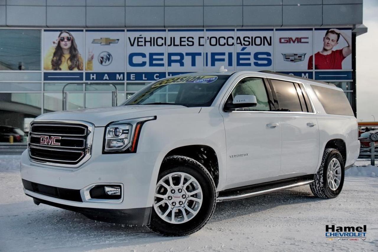 <a href=https://www.hamelchevrolet.ca/occasion/GMC-Yukon-2017.html>https://www.hamelchevrolet.ca/occasion/GMC-Yukon-2017.html</a>

SIEGE CHAUFFANTS AVANT ET ARRIERE,VOLANT CHAUFFANT,8 PASSAGERS,TOIT OUVRANT,HAYON ELECTRIQUE GROUPE REMORQUAGE HD ,GROUPE ALERTE CONDUCTEUR,PHARES ANTIBROUILLARD,2 TV BLUE RAY,NAVIGATION,  PAYEZ 79920$ POUR UN NEUF....ECONOMISEZ 20000$ PLUS TAXES !!!!!!  CE VÉHICULE EST COMME NEUF AVEC UN BAS KILOMÈTRAGE ET JAMAIS ACCIDENTÉ,  NOUS FAISONS DES FINANCEMENT SUR PLACE POUR LES 1ERE, 2EME ET 3EME CHANCE AU CREDIT, AUCUN CAS REFUSÉ !  NOUS SOMMES OUVERT LE SAMEDI DE 9H A 17H, HAMEL CHEVROLET: MOINS CHER POINT FINAL !