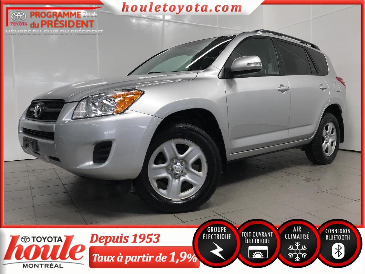 Used 2012 Toyota RAV4 2WD, Toit Ouvrant, A/C, Bluetooth for sale in Montréal, QC