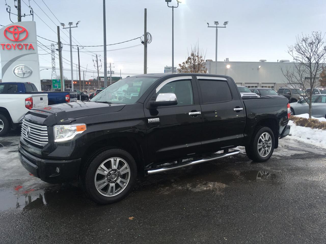 <a href=https://www.autoaubaine.com/Toyota-Tundra-c6946126.html>https://www.autoaubaine.com/Toyota-Tundra-c6946126.html</a>

PLATINUM, CREWMAX, NAVIGATION, Toit ouvrant, Cuir, Caméra de recul, Vitre arrière coulissante électrique, FULL! FULL! FULL!  Inspection mécanique et carproof fourni!    FINANCEMENT DISPONIBLE!    St-Hubert Toyota (anciennement Chambly Toyota), Votre Concessionnaire Toyota # 1 Sur La Rive Sud De Montréal. À 10 Minutes De Montréal, St-Basile-Le-Grand, Saint-Jean-Sur-Richelieu, Sainte-Julie, Brossard et Longueuil et 5 Minutes de Boucherville et Chambly. Pour Plus Dinformation, Veuillez Communiquer Avec Un de Nos Représentants Qualifiés. Au Plaisir de Vous Rencontrer.