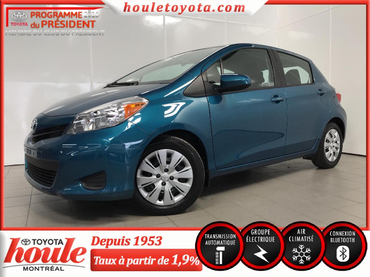 Used 2014 Toyota Yaris LE, Gr. Électrique, A/C, Bluetooth for sale in Montréal, QC