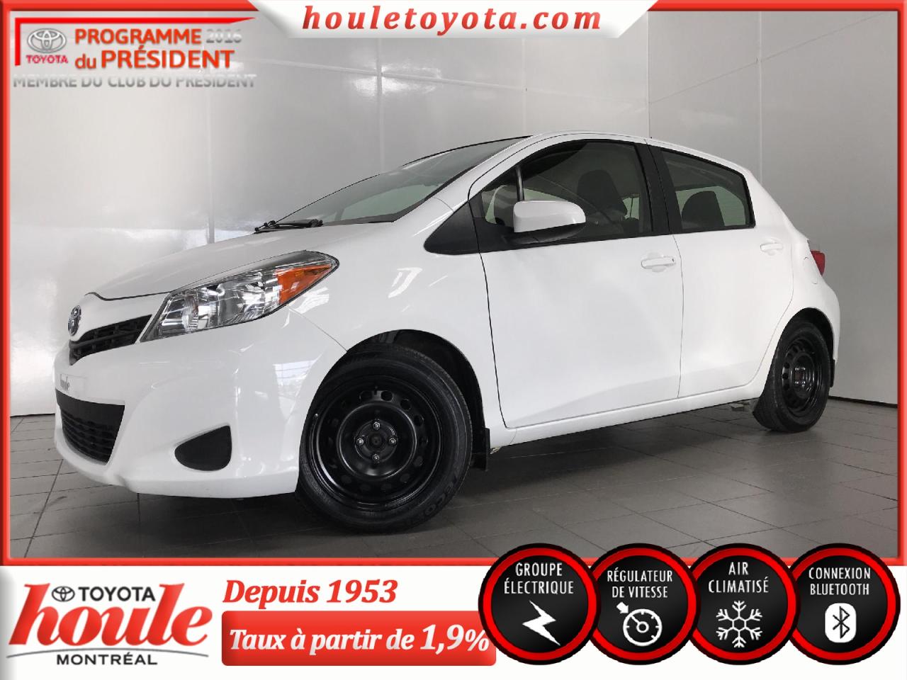 Used 2013 Toyota Yaris LE, Gr. Électrique, A/C, Bluetooth for sale in Montréal, QC
