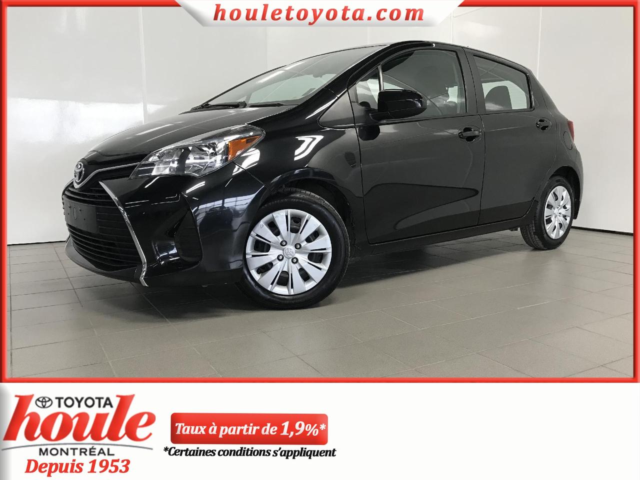 <a href=https://www.houletoyota.com/occasion/Toyota-Yaris-2016.html>https://www.houletoyota.com/occasion/Toyota-Yaris-2016.html</a>

*Taxes en sus. Véhicule inspecté en 160 points selon les normes de Toyota Canada. Spécialiste en 1ère, 2e et 3e chance au crédit directement sur place. Approbation simple et rapide. Carproof fourni pour chaque véhicule. Houle Toyota, la transparence garantie. Nous sommes situés à proximité de Montréal, Laval, Rive-Nord, Rive-Sud, lEstrie et les Laurentides.

Nous vendons des véhicules de toutes les marques. Disponible en inventaire : berline, hatchback, V.U.S, tout-terrain, camion, pickup, S.U.V, AWD, 4x4, etc.
