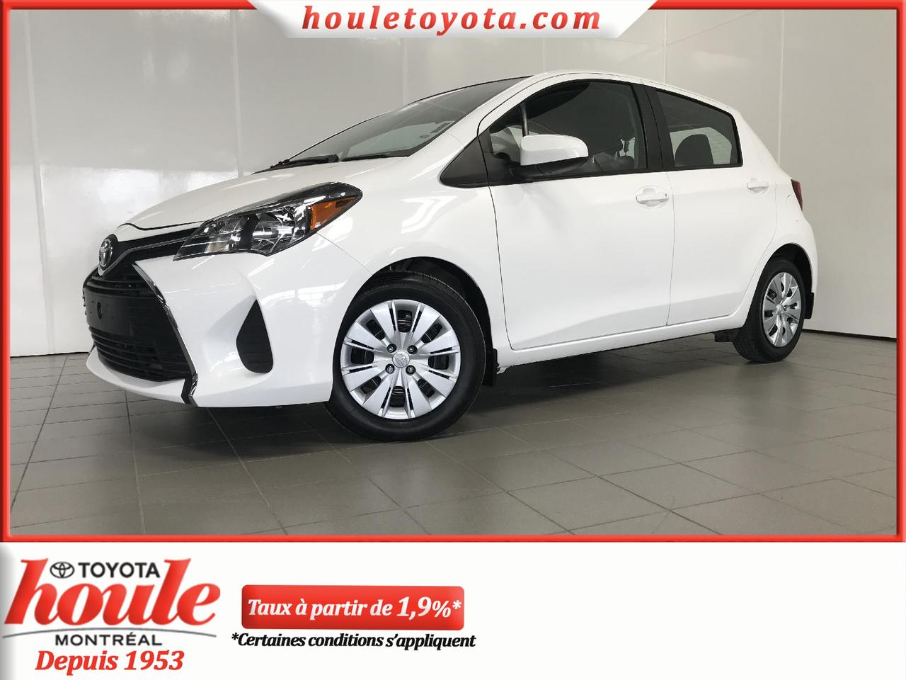 <a href=https://www.houletoyota.com/occasion/Toyota-Yaris-2016.html>https://www.houletoyota.com/occasion/Toyota-Yaris-2016.html</a>

*Taxes en sus. Véhicule inspecté en 160 points selon les normes de Toyota Canada. Spécialiste en 1ère, 2e et 3e chance au crédit directement sur place. Approbation simple et rapide. Carproof fourni pour chaque véhicule. Houle Toyota, la transparence garantie. Nous sommes situés à proximité de Montréal, Laval, Rive-Nord, Rive-Sud, lEstrie et les Laurentides.

Nous vendons des véhicules de toutes les marques. Disponible en inventaire : berline, hatchback, V.U.S, tout-terrain, camion, pickup, S.U.V, AWD, 4x4, etc.