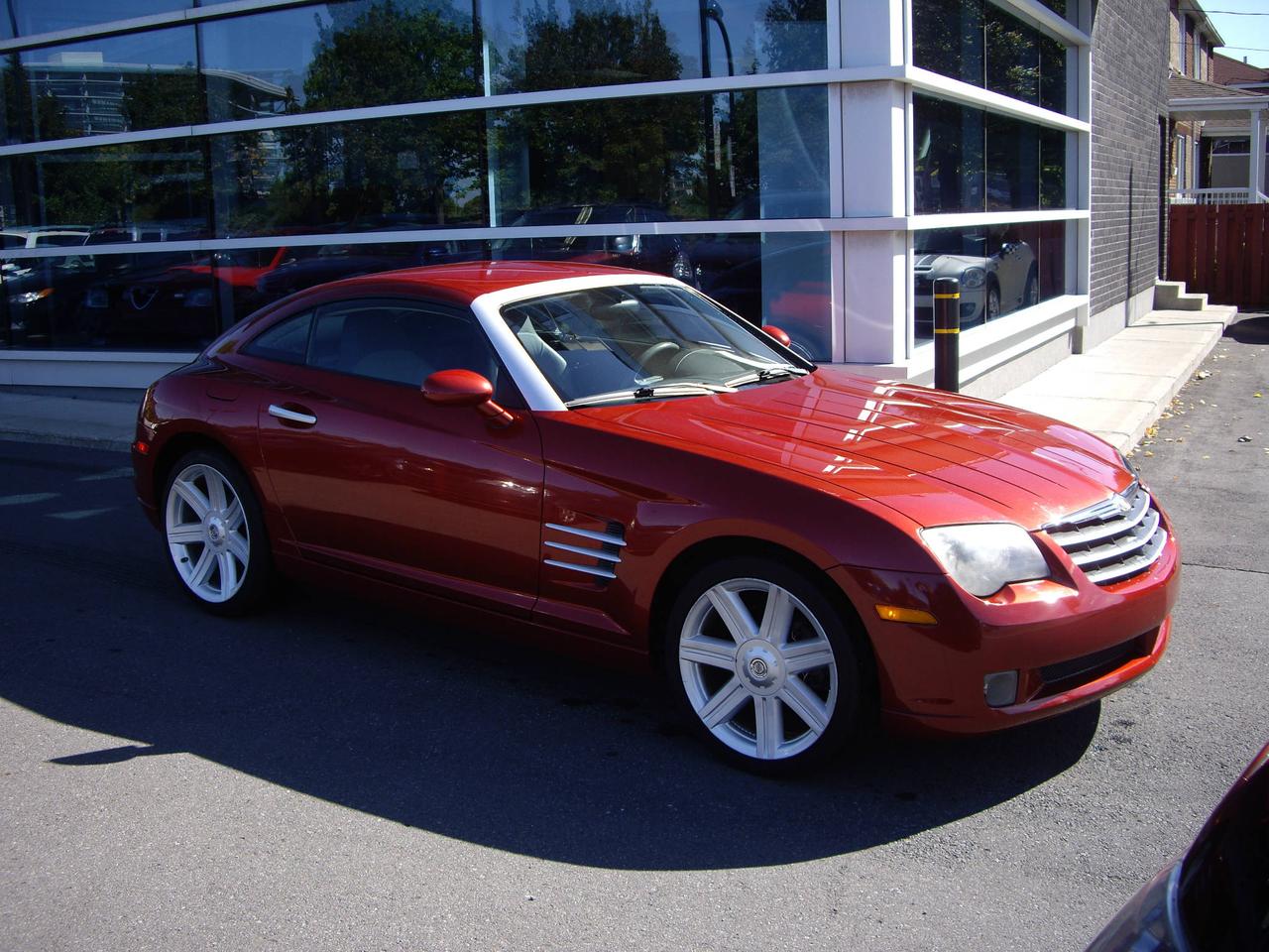 <a href=https://www.autoaubaine.com/Chrysler-Crossfire-c6686610.html>https://www.autoaubaine.com/Chrysler-Crossfire-c6686610.html</a>

superbe crossfire 2004,manuelle 6vitesses,jamais sortie l hiver,super condition,proprio femme de 62ans,a voir,Daniel 514-819-9288