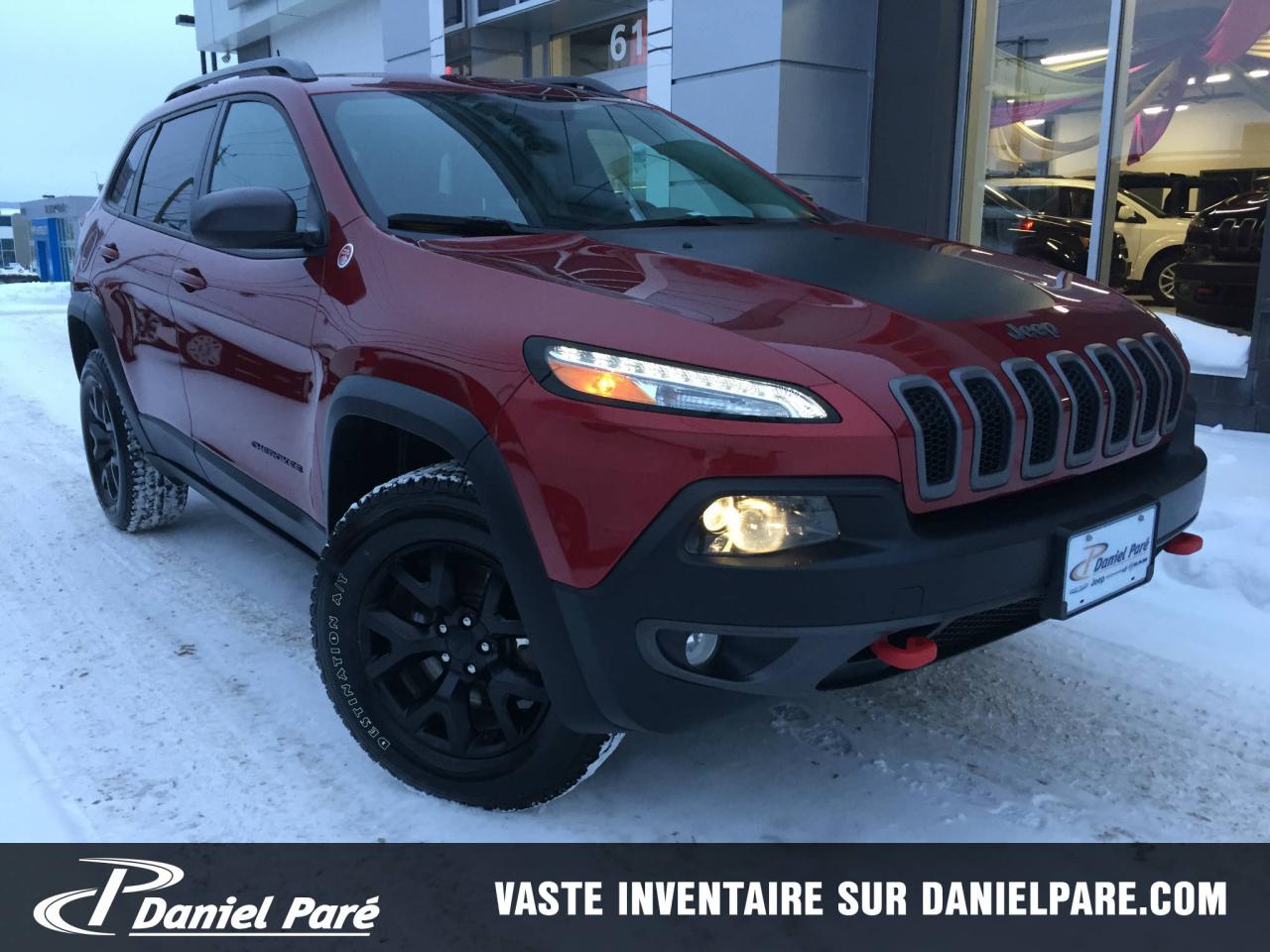 Used 2016 Jeep Cherokee Trailhawk  V6  ENSEMBLE DE REMORQUAGE for sale in Ste-Marie, QC