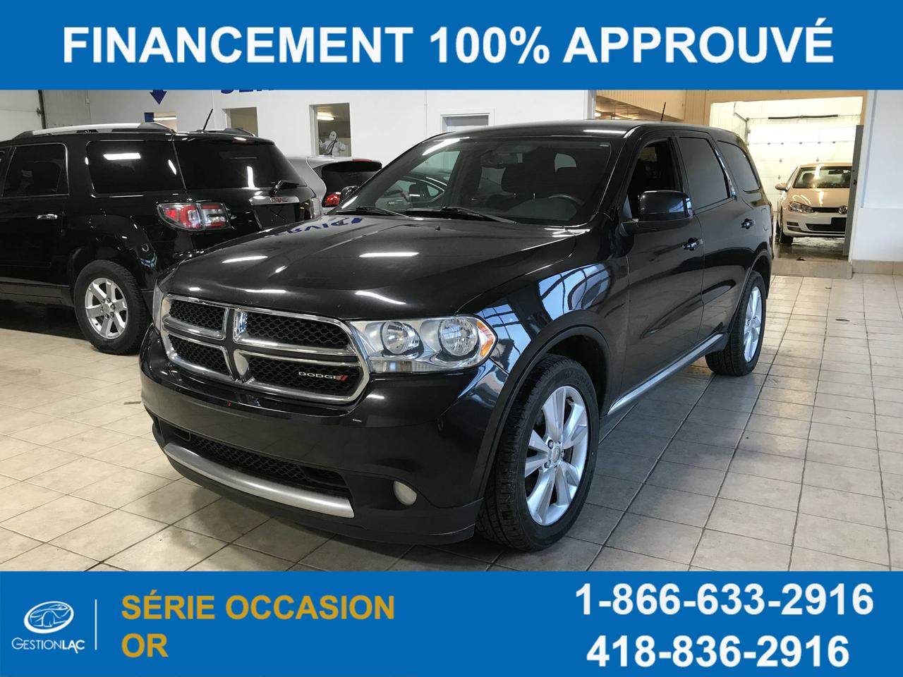 <a href=https://www.gestionlac.com/occasion/Dodge-Durango-2013.html>https://www.gestionlac.com/occasion/Dodge-Durango-2013.html</a>

DODGE DURANGO SXT 2013 , TOUT EQUIPÉ , AWD **AUCUN FRAIS DE PRÉPARATION OU FRAIS CACHÉ , VÉHICULE EST IMPECCABLE, FINANCEMENT DISPONIBLE AU MEILLEUR TAUX DU MARCHÉ,MEILLEUR PRIX POUR VOTRE ECHANGE ,NOUS BATTONS TOUS LES PROPOSITIONS DE LA COMPÉTITION , VENTE AU 418-836-2916 OU TEXTO 418-564-7644;