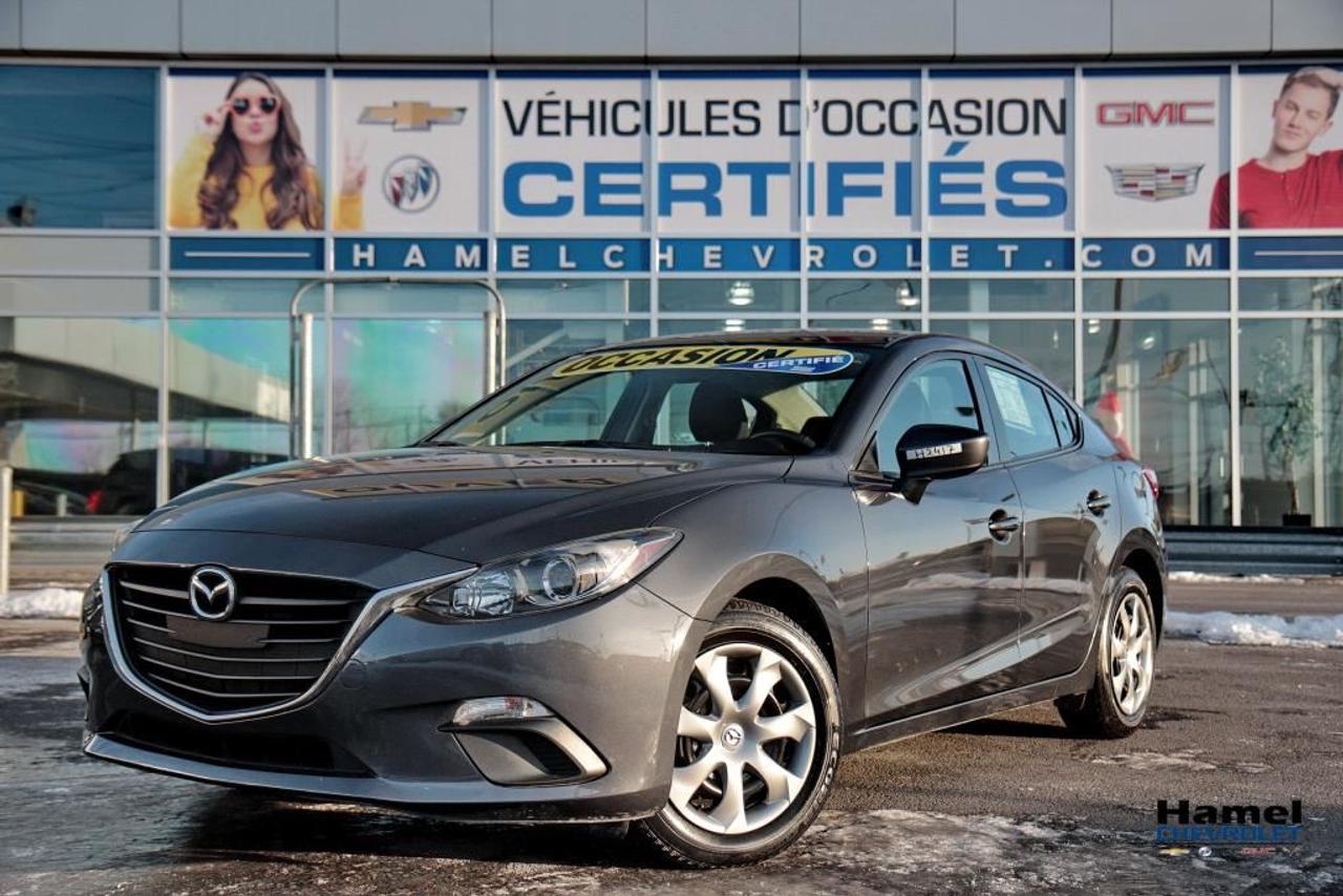 <a href=https://www.hamelchevrolet.ca/occasion/Mazda-3-2015.html>https://www.hamelchevrolet.ca/occasion/Mazda-3-2015.html</a>

CE VEHICULE EST COMME NEUF ET JAMAIS ACCIDENTÉ,  NOUS FAISONS DES FINANCEMENT SUR PLACE POUR LES 1ERE, 2EME ET 3EME CHANCE AU CREDIT, AUCUN CAS REFUSÉ !  NOUS SOMMES OUVERT LE SAMEDI DE 9H A 17H, HAMEL CHEVROLET: MOINS CHER POINT FINAL !
