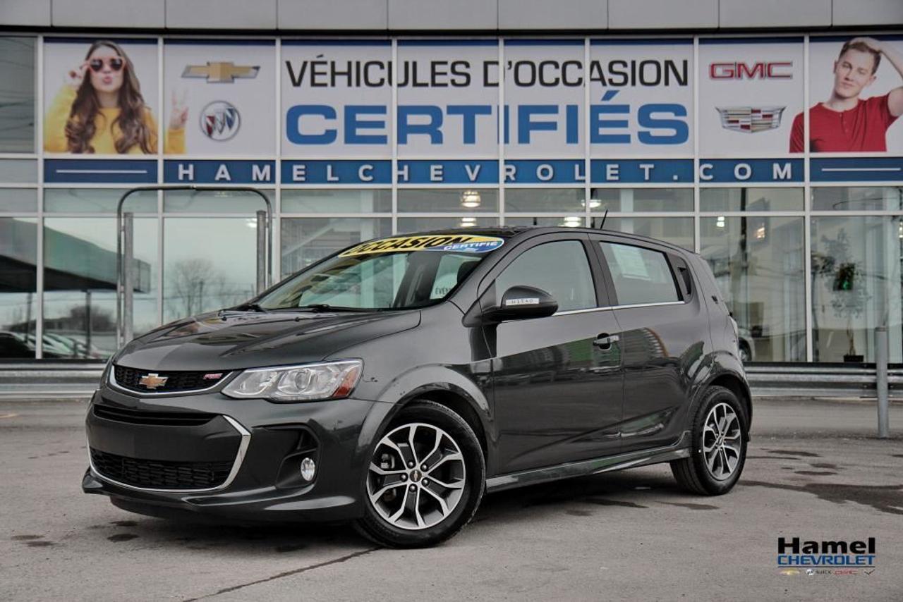 <a href=https://www.hamelchevrolet.ca/occasion/Chevrolet-Sonic-2017.html>https://www.hamelchevrolet.ca/occasion/Chevrolet-Sonic-2017.html</a>

CE VEHICULE EST COMME NEUF ET JAMAIS ACCIDENTÉ,  NOUS FAISONS DES FINANCEMENT SUR PLACE POUR LES 1ERE, 2EME ET 3EME CHANCE AU CREDIT, AUCUN CAS REFUSÉ !  NOUS SOMMES OUVERT LE SAMEDI DE 9H A 17H, HAMEL CHEVROLET: MOINS CHER POINT FINAL !