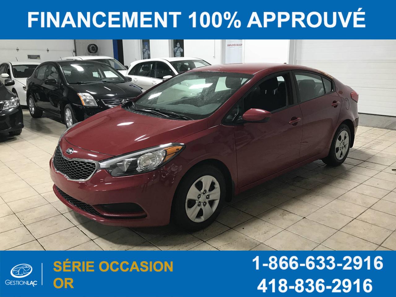 <a href=https://www.gestionlac.com/occasion/Kia-Forte-2016.html>https://www.gestionlac.com/occasion/Kia-Forte-2016.html</a>

KIA FORTE 2016 BERLINE LX , AUTOMATIQUE , TOUT EQUIPÉ , BLUETOOTH **AUCUN FRAIS DE PRÉPARATION OU FRAIS CACHÉ , VÉHICULE EST IMPECCABLE, FINANCEMENT DISPONIBLE AU MEILLEUR TAUX DU MARCHÉ,MEILLEUR PRIX POUR VOTRE ECHANGE ,NOUS BATTONS TOUS LES PROPOSITIONS DE LA COMPÉTITION , VENTE AU 418-836-2916 OU TEXTO 418-564-7644;