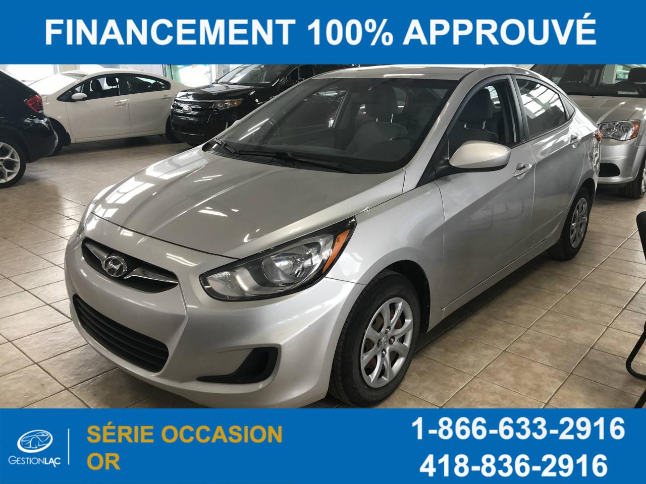 Used 2012 Hyundai Accent Equipé , A/c for sale in Lévis, QC