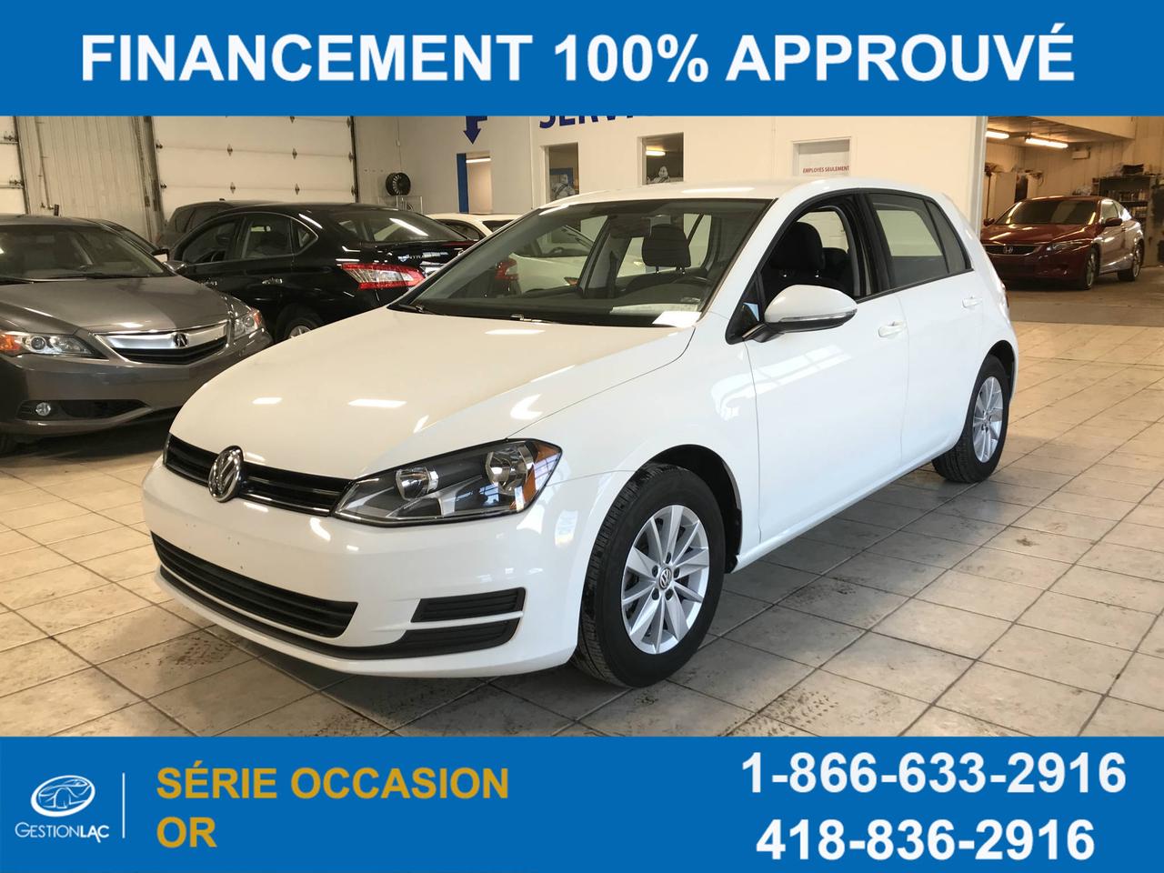 <a href=https://www.gestionlac.com/occasion/Volkswagen-Golf-2016.html>https://www.gestionlac.com/occasion/Volkswagen-Golf-2016.html</a>

VOLKSWAGEN GOLF 2016 , AUTOMATIQUE , TOUT EQUIPÉ , BLUETOOTH , SIEGES CHAUFFANTS , **AUCUN FRAIS DE PRÉPARATION OU FRAIS CACHÉ , VÉHICULE EST IMPECCABLE, FINANCEMENT DISPONIBLE AU MEILLEUR TAUX DU MARCHÉ,MEILLEUR PRIX POUR VOTRE ECHANGE ,NOUS BATTONS TOUS LES PROPOSITIONS DE LA COMPÉTITION , VENTE AU 418-836-2916 OU TEXTO 418-564-7644;