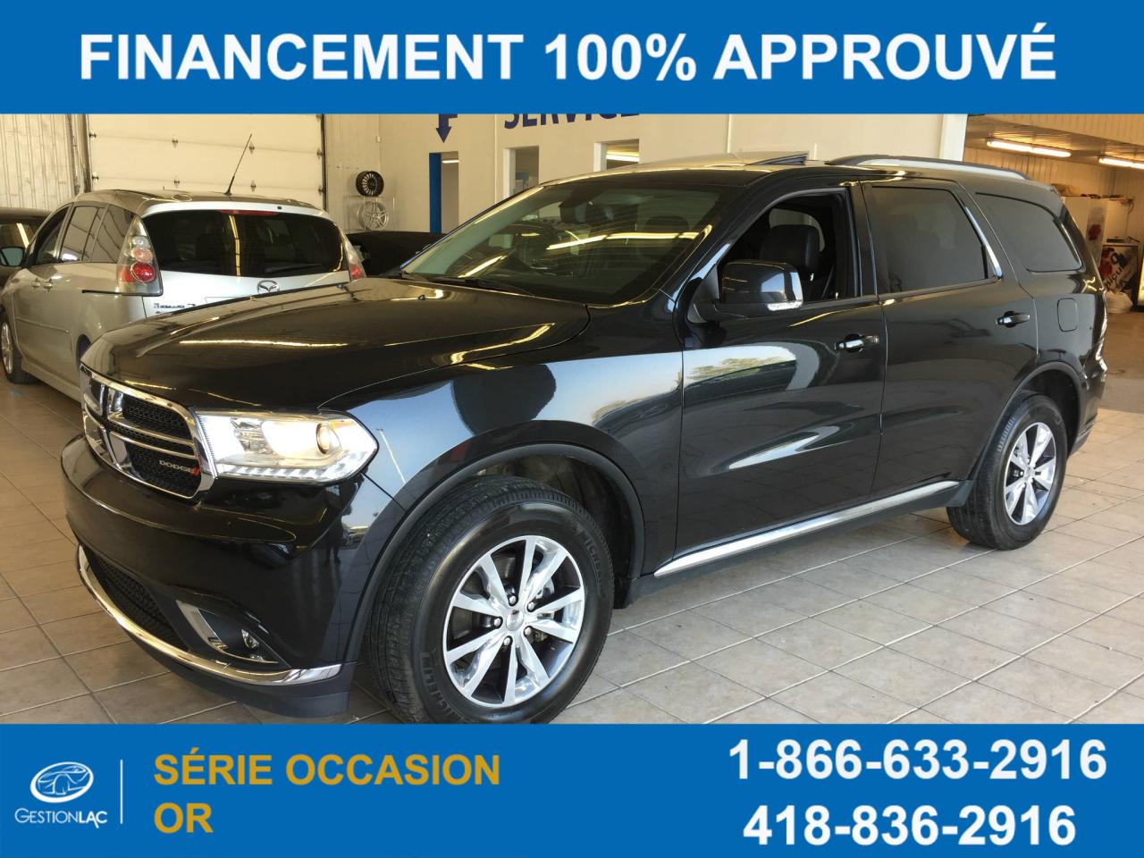 Used 2016 Dodge Durango Ltd Cuir T.ouvrant for sale in Lévis, QC