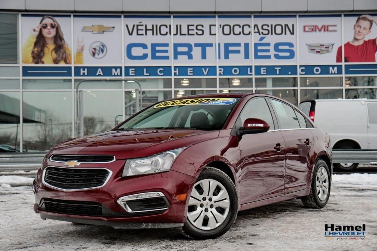 <a href=https://www.hamelchevrolet.ca/occasion/Chevrolet-Cruze-2016.html>https://www.hamelchevrolet.ca/occasion/Chevrolet-Cruze-2016.html</a>

CE VEHICULE EST COMME NEUF ET JAMAIS ACCIDENTÉ,  NOUS FAISONS DES FINANCEMENT FACILE SUR PLACE POUR LES 1ERE, 2EME ET 3EME CHANCE AU CREDIT,  NOUS SOMMES OUVERT LE SAMEDI DE 9H A 17H, HAMEL CHEVROLET: MOINS CHER POINT FINAL !