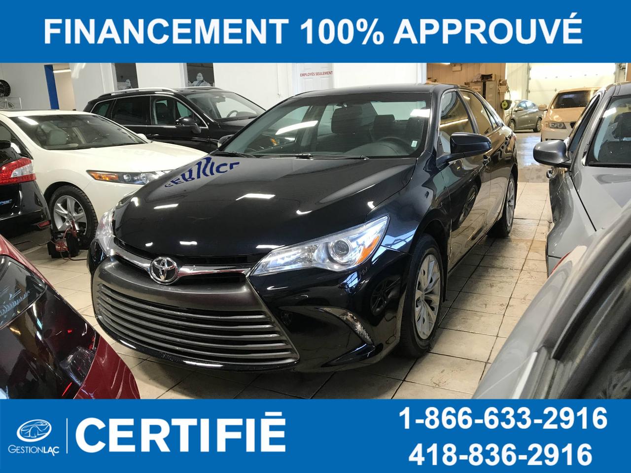 <a href=https://www.gestionlac.com/occasion/Toyota-Camry-2016.html>https://www.gestionlac.com/occasion/Toyota-Camry-2016.html</a>

TOYOTA CAMRY 2016, TOUT EQUIPÉ , CAMERA DE RECUL , BLUETOOTH , **AUCUN FRAIS DE PRÉPARATION OU FRAIS CACHÉ , VÉHICULE EST IMPECCABLE, FINANCEMENT DISPONIBLE AU MEILLEUR TAUX DU MARCHÉ,MEILLEUR PRIX POUR VOTRE ECHANGE ,NOUS BATTONS TOUS LES PROPOSITIONS DE LA COMPÉTITION , VENTE AU 418-836-2916 OU TEXTO 418-564-7644;