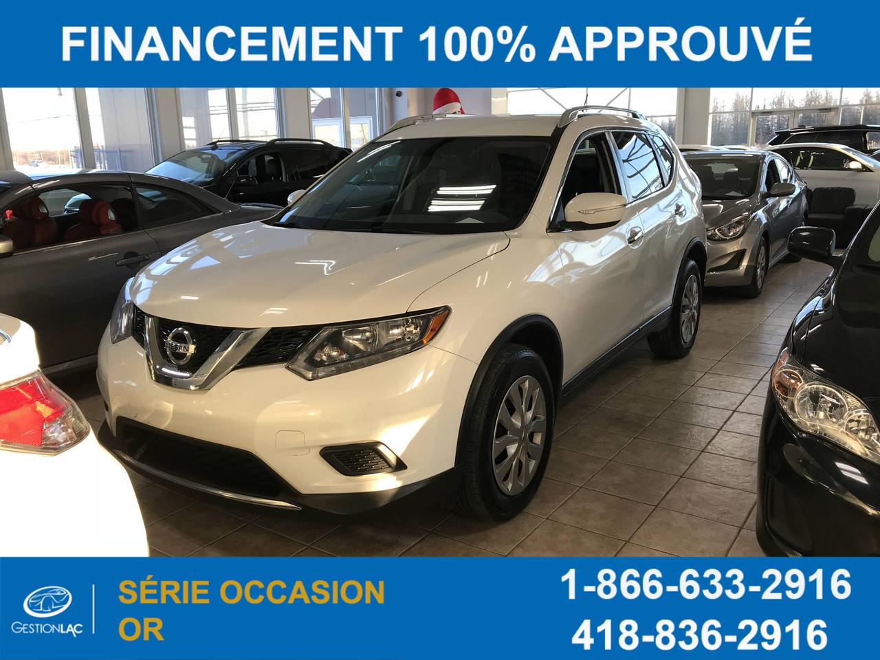 <a href=https://www.gestionlac.com/occasion/Nissan-Rogue-2014.html>https://www.gestionlac.com/occasion/Nissan-Rogue-2014.html</a>

NISSAN ROGUE S 2014 , TOUT EQUIPÉ, BLUETOOTH , AWD , BLUETOOTH , CAMERA DE RECUL , **AUCUN FRAIS DE PRÉPARATION OU FRAIS CACHÉ , VÉHICULE EST IMPECCABLE, FINANCEMENT DISPONIBLE AU MEILLEUR TAUX DU MARCHÉ,MEILLEUR PRIX POUR VOTRE ECHANGE ,NOUS BATTONS TOUS LES PROPOSITIONS DE LA COMPÉTITION , VENTE AU 418-836-2916 OU TEXTO 418-564-7644;