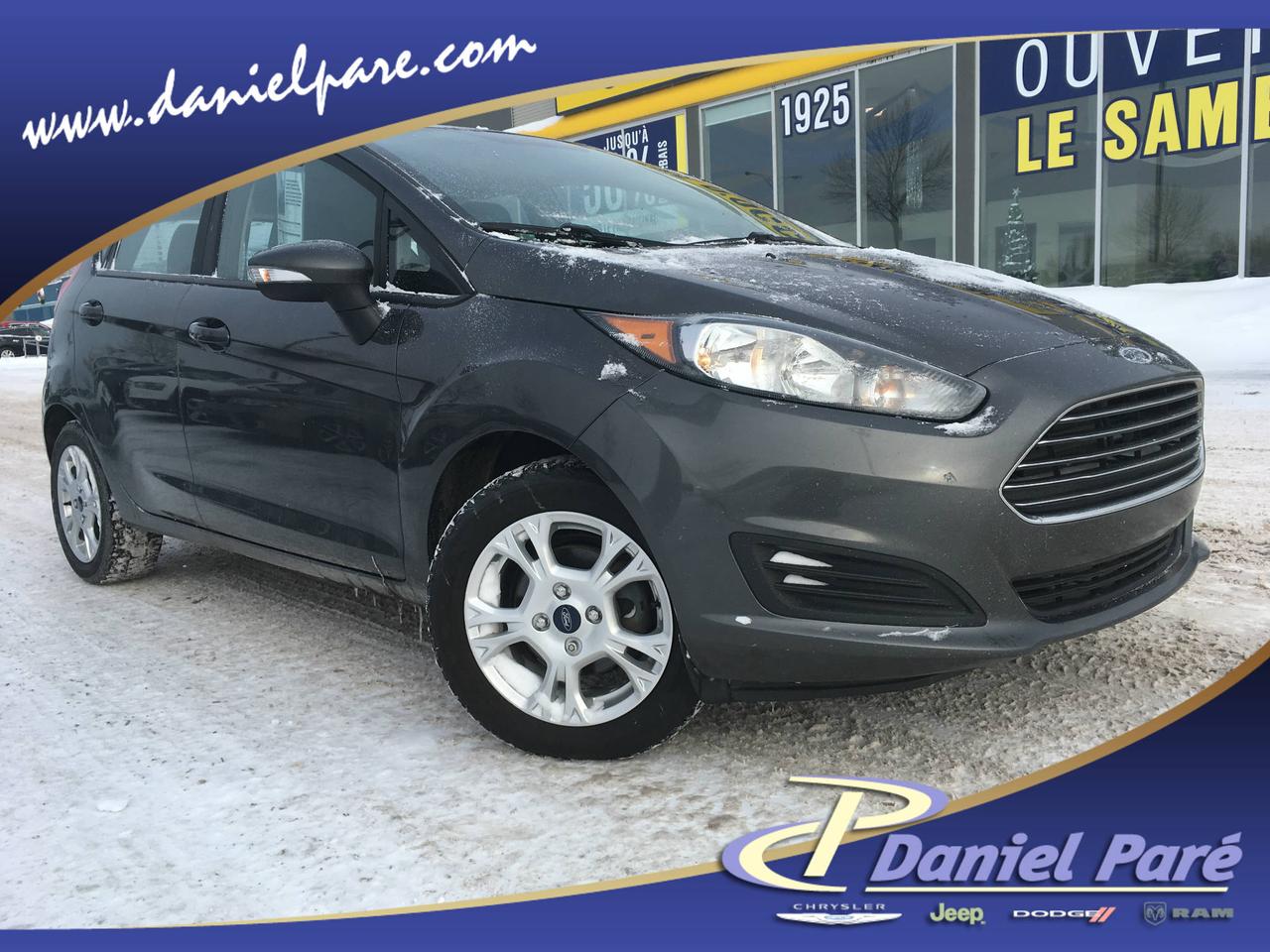 <a href=https://www.danielpareautos.com/occasion/Ford-Fiesta-2015.html>https://www.danielpareautos.com/occasion/Ford-Fiesta-2015.html</a>

GROUPE ELECTRIQUE COMPLET --COMME NEUF--GARANTIE--VÉHICULE TRÈS FIABLE ET ECONOMIQUE--Daniel Paré Auto situé maintenant à Lévis, à 15 minutes de Québec et Montmagny, à proximité de Bellechasse et de la Beauce. Nous vous offrons une large gamme de véhicule de luxe, sport, sous-compact, compact, familiale, fourgonnette, VUS, camion, 4x4 et AWD. Nous fessons affaire avec la majorité des institutions financières et avons plusieurs options de financement tel que, Accord D, 2ième et 3ième chance au crédit, redressement de crédit. Notre équipe enthousiasme et professionnel vous attends. Ouvert 6 jours semaine, du lundi au vendredi de 9h à 20h et le samedi de 10h à 15h.