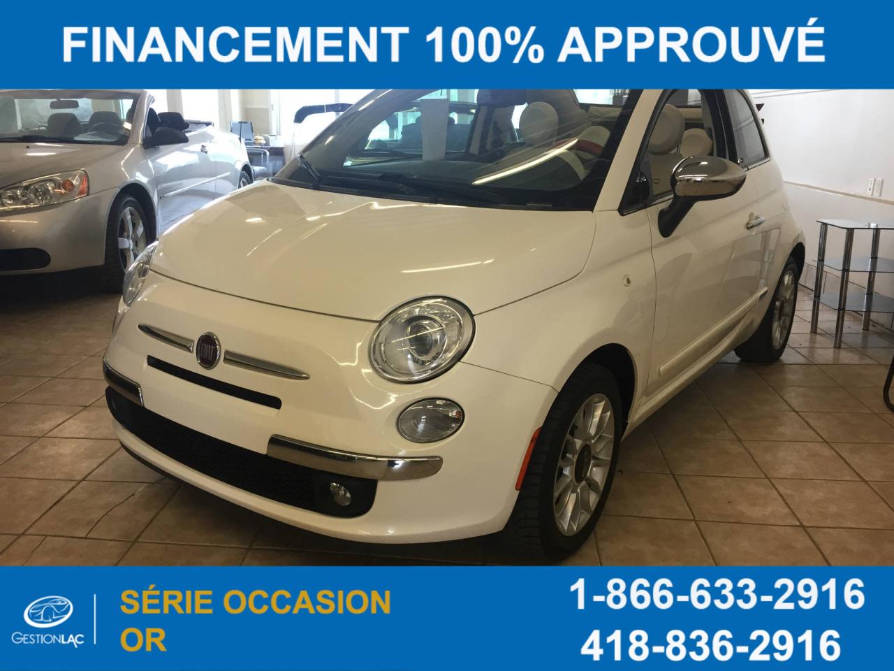 Used 2014 Fiat 500C Décapotable Lounge for sale in Lévis, QC