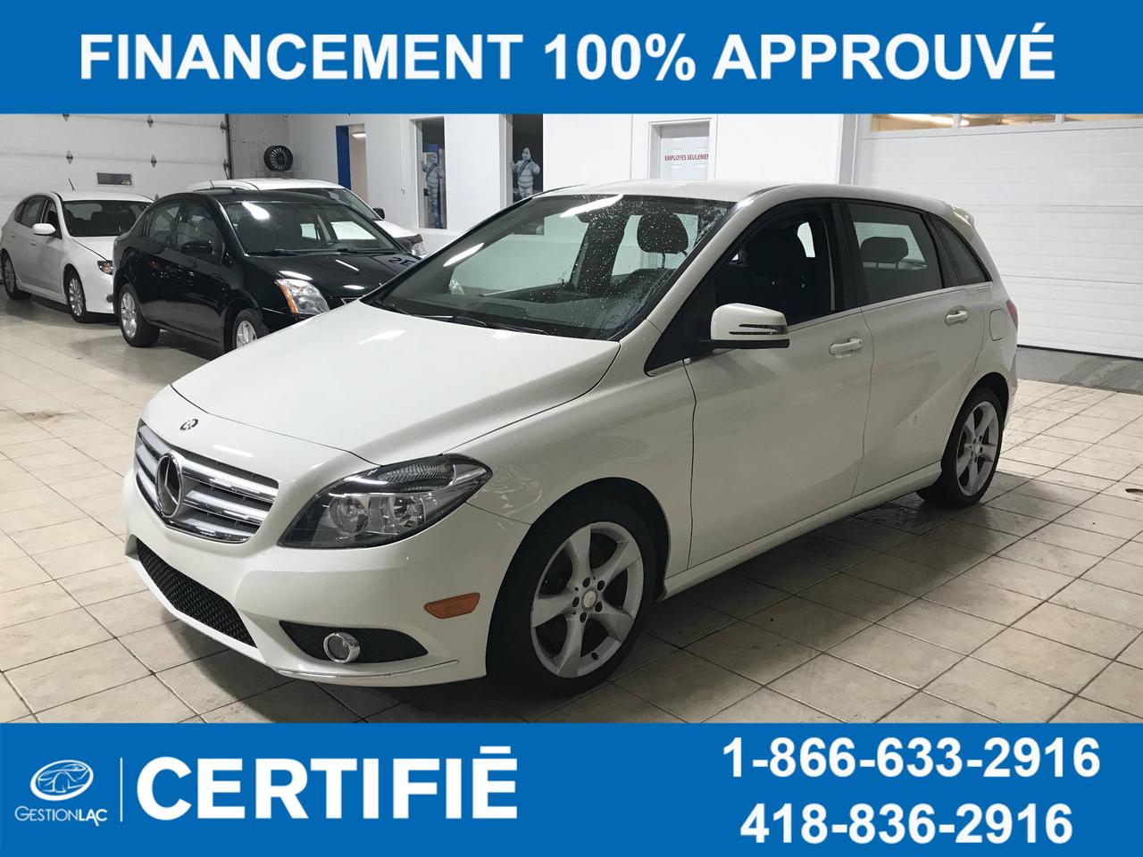 <a href=https://www.gestionlac.com/occasion/MercedesBenz-B250-2014.html>https://www.gestionlac.com/occasion/MercedesBenz-B250-2014.html</a>

MERCEDES-BENZ B250 2014 , TOUT EQUIPÉ , BLUETOOTH , TURBO, SIEGES CHAUFFANT , **AUCUN FRAIS DE PRÉPARATION OU FRAIS CACHÉ , VÉHICULE EST IMPECCABLE, FINANCEMENT DISPONIBLE AU MEILLEUR TAUX DU MARCHÉ,MEILLEUR PRIX POUR VOTRE ECHANGE ,NOUS BATTONS TOUS LES PROPOSITIONS DE LA COMPÉTITION , VENTE AU 418-836-2916 OU TEXTO 418-564-7644;
