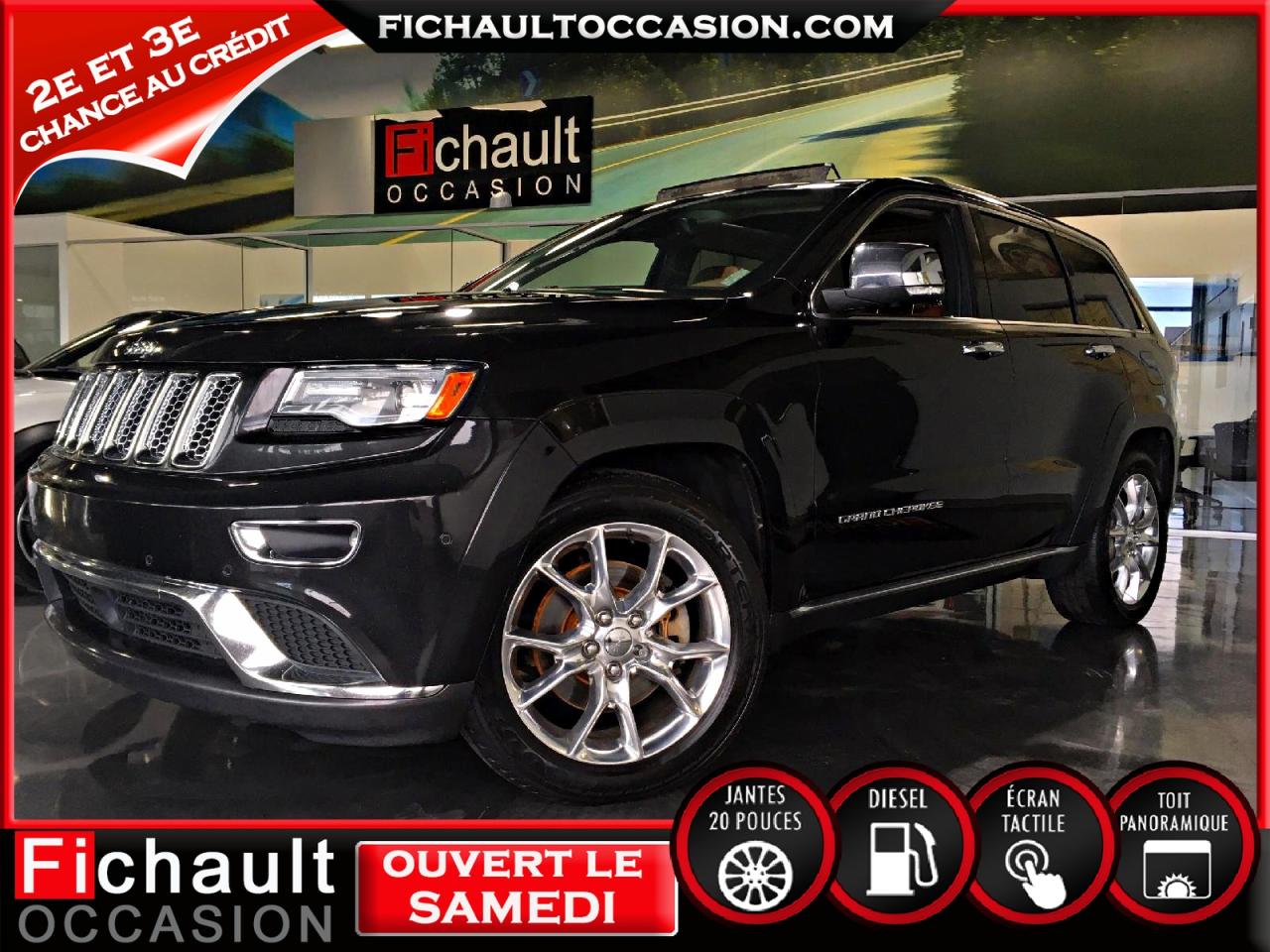 Used 2015 Jeep Grand Cherokee SUMMIT***DIESEL*** for sale in Châteauguay, QC