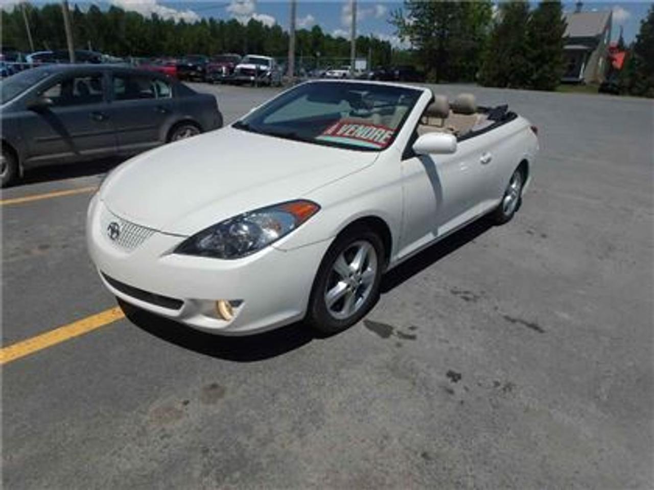 <a href=https://www.autoaubaine.com/Toyota-Solara-c7012041.html>https://www.autoaubaine.com/Toyota-Solara-c7012041.html</a>

A QUI LA CHANCE 418-382-3019 ROGER , 85600 KM SEULMENT Climatisation, Jantes aluminium, Coussins gonflables cond., Phares anti-brouillard, Essuie-glace intermittent, Servo-freins, Mirroirs électriques, Servo-direction, Vitres électriques, Dégivreur arrière, Coussin gonflable latéral, Volant ajustable, Intérieur cuir, Verrouillage électrique, Régulateur de vitesse, Coussin gonflable pour passager, Vitres teintées , 800-463-1688 POSTE 132 ROGER OU 418-382-3019 SOIR