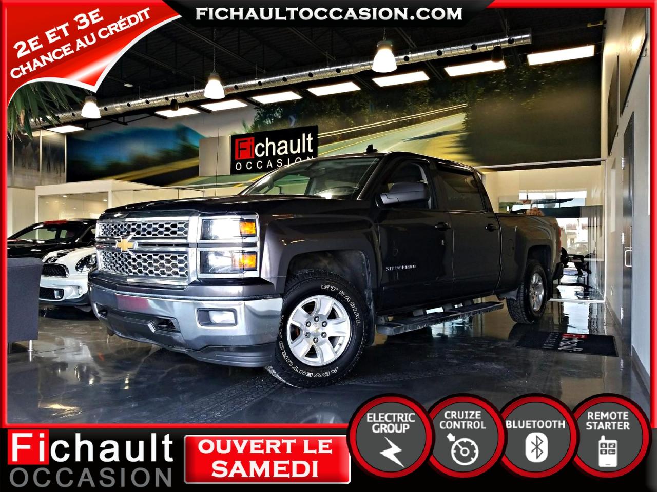 Used 2015 Chevrolet Silverado 1500 LT CREW CAB 5,3LITRES***PNEUS HIVER AVEC for sale in Châteauguay, QC