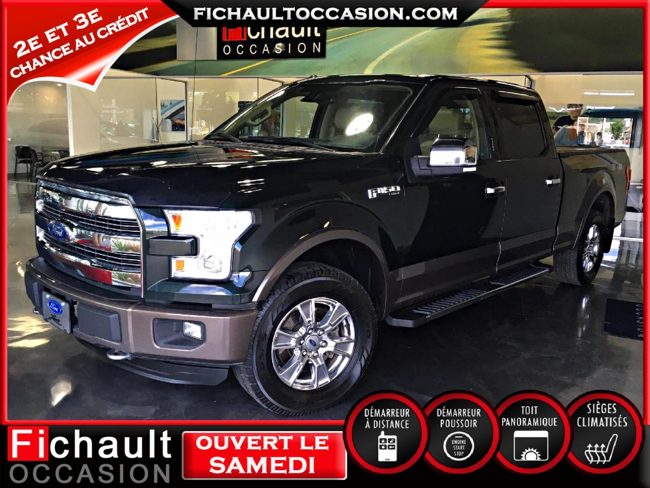 Used 2015 Ford F-150 LARIAT SuperCrew 4RM for sale in Châteauguay, QC