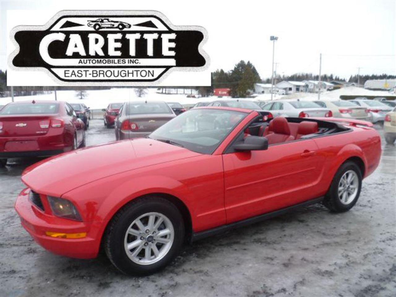 <a href=https://www.autoaubaine.com/Ford-Mustang-c7019148.html>https://www.autoaubaine.com/Ford-Mustang-c7019148.html</a>

DECAPOTABLE,Bluetooth, Depuis 27 ans, Carette Automobiles est une entreprise familiale offrant le plus beau choix en Beauce Appalaches avec plus de 150 véhicules en inventaire. Tous vérifiés et garanties à 100%, en grande partie 1 seul propriétaire et jamais accidentés. Un rapport Carproof vous est remis sur demande lors de lachat. Taux à partir de 4.95%, en plus de la 1er, 2e, 3e et 4e chance au crédit.     Venez rencontrer un membre de notre famille pour qui lhonnêteté et le service est une priorité depuis le début.    Tout notre inventaire au www.caretteauto.com