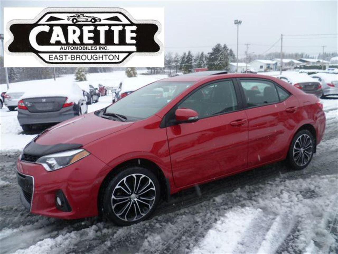 <a href=https://www.autoaubaine.com/Toyota-Corolla-c6704348.html>https://www.autoaubaine.com/Toyota-Corolla-c6704348.html</a>

6 vitesses,Bluetooth,Interieur cuir et tissu, Camera de recul, Depuis 27 ans, Carette Automobiles est une entreprise familiale offrant le plus beau choix en Beauce Appalaches avec plus de 150 véhicules en inventaire. Tous vérifiés et garanties à 100%, en grande partie 1 seul propriétaire et jamais accidentés. Un rapport Carproof vous est remis sur demande lors de lachat. Taux à partir de 4.95%, en plus de la 1er, 2e, 3e et 4e chance au crédit.     Venez rencontrer un membre de notre famille pour qui lhonnêteté et le service est une priorité depuis le début.    Tout notre inventaire au www.caretteauto.com