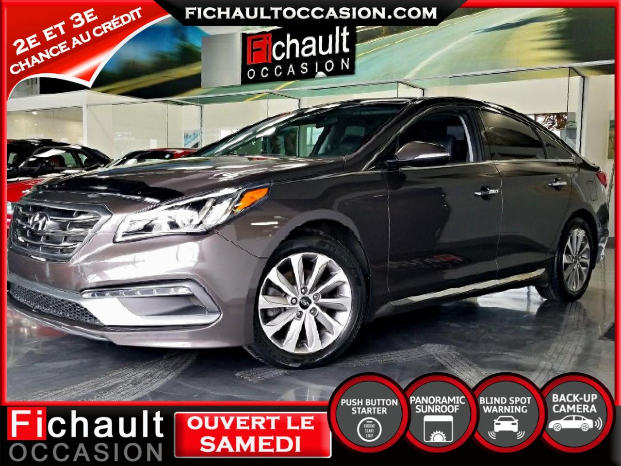 Used 2015 Hyundai Sonata Sport 2,4 L***TOIT PANORAMIQUE***PNEUS H for sale in Châteauguay, QC