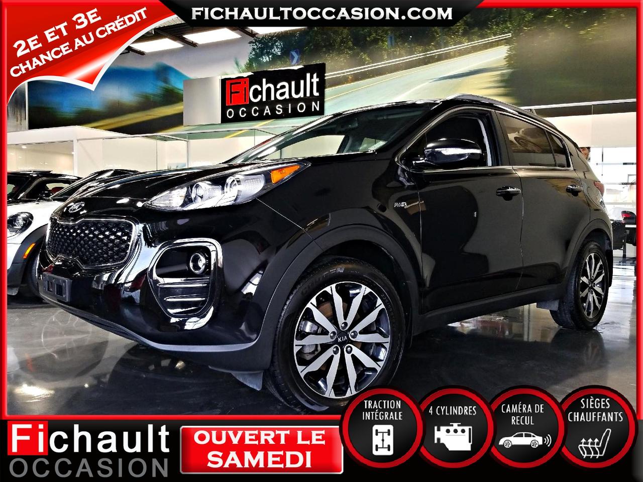 <a href=https://www.fichaultkia.com/occasion/Kia-Sportage-2017.html>https://www.fichaultkia.com/occasion/Kia-Sportage-2017.html</a>

*** SIEGES CHAUFFANT*** MAGS 18 POUCES*** REGULATEUR DE VITESSE***