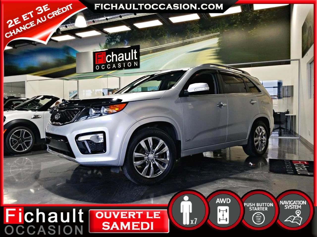Used 2013 Kia Sorento SX V6 TRACTION INTEGRALE***7 PASSAGERS** for sale in Châteauguay, QC