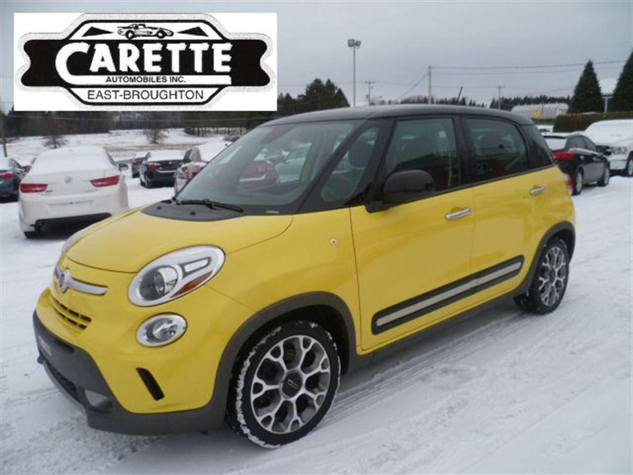 <a href=https://www.autoaubaine.com/Fiat-500L-c6977851.html>https://www.autoaubaine.com/Fiat-500L-c6977851.html</a>

Depuis 27 ans, Carette Automobiles est une entreprise familiale offrant le plus beau choix en Beauce Appalaches avec plus de 150 véhicules en inventaire. Tous vérifiés et garanties à 100%, en grande partie 1 seul propriétaire et jamais accidentés. Un rapport Carproof vous est remis sur demande lors de lachat. Taux à partir de 4.95%, en plus de la 1er, 2e, 3e et 4e chance au crédit.     Venez rencontrer un membre de notre famille pour qui lhonnêteté et le service est une priorité depuis le début.    Tout notre inventaire au www.caretteauto.com