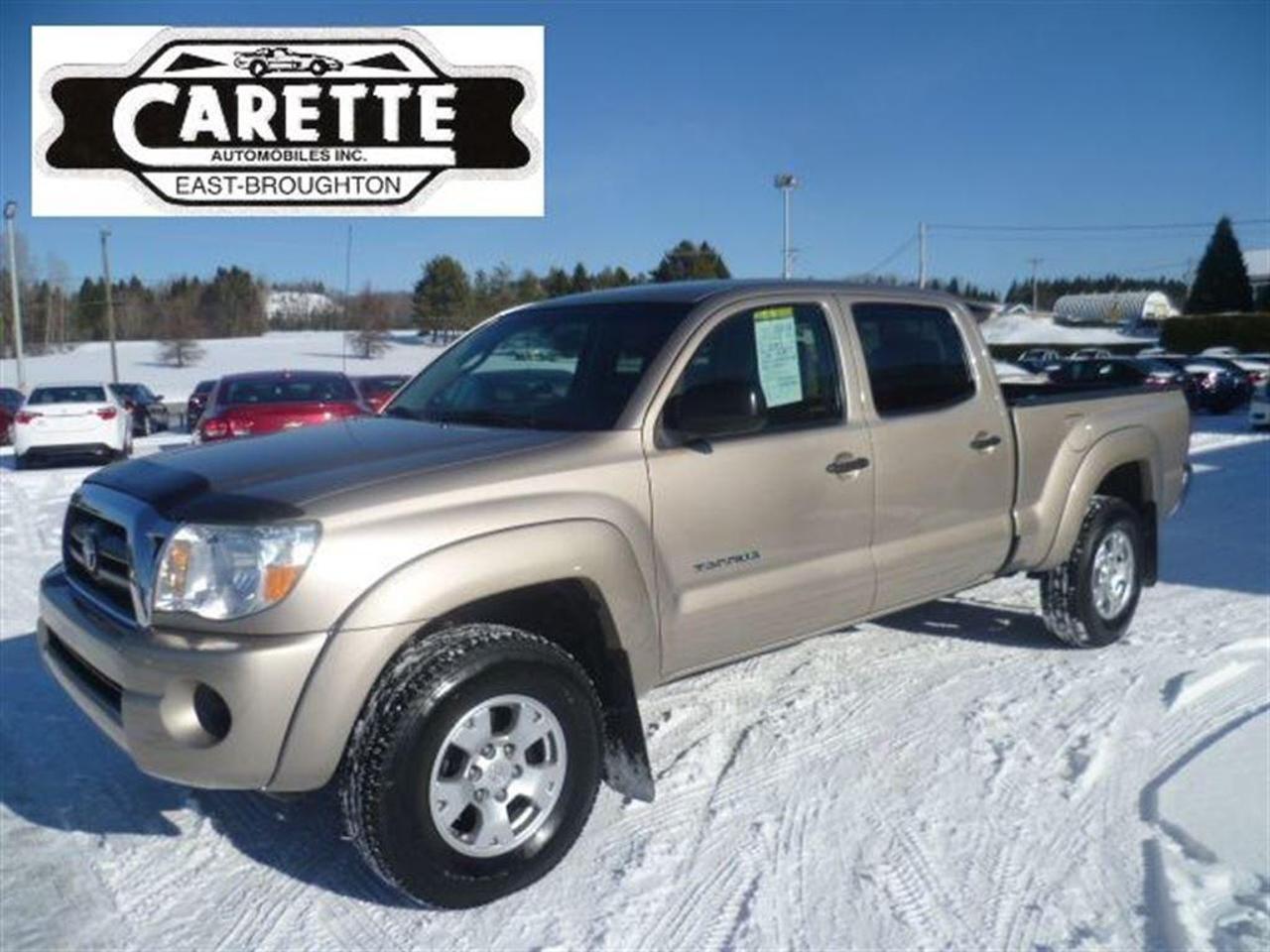 <a href=https://www.autoaubaine.com/Toyota-Tacoma-c6963702.html>https://www.autoaubaine.com/Toyota-Tacoma-c6963702.html</a>

Depuis 27 ans, Carette Automobiles est une entreprise familiale offrant le plus beau choix en Beauce Appalaches avec plus de 150 véhicules en inventaire. Tous vérifiés et garanties à 100%, en grande partie 1 seul propriétaire et jamais accidentés. Un rapport Carproof vous est remis sur demande lors de lachat. Taux à partir de 4.95%, en plus de la 1er, 2e, 3e et 4e chance au crédit.         Venez rencontrer un membre de notre famille pour qui lhonnêteté et le service est une priorité depuis le début.        Tout notre inventaire au www.caretteauto.com