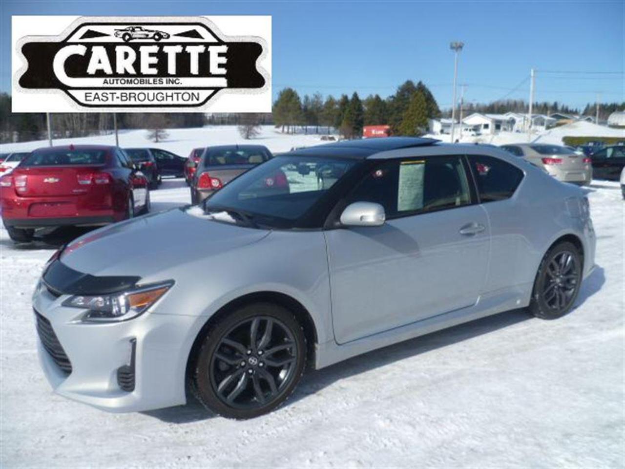 <a href=https://www.autoaubaine.com/Scion-tC-c6909254.html>https://www.autoaubaine.com/Scion-tC-c6909254.html</a>

Bluetooth,Depuis 27 ans, Carette Automobiles est une entreprise familiale offrant le plus beau choix en Beauce Appalaches avec plus de 150 véhicules en inventaire. Tous vérifiés et garanties à 100%, en grande partie 1 seul propriétaire et jamais accidentés. Un rapport Carproof vous est remis sur demande lors de lachat. Taux à partir de 4.95%, en plus de la 1er, 2e, 3e et 4e chance au crédit.     Venez rencontrer un membre de notre famille pour qui lhonnêteté et le service est une priorité depuis le début.    Tout notre inventaire au www.caretteauto.com