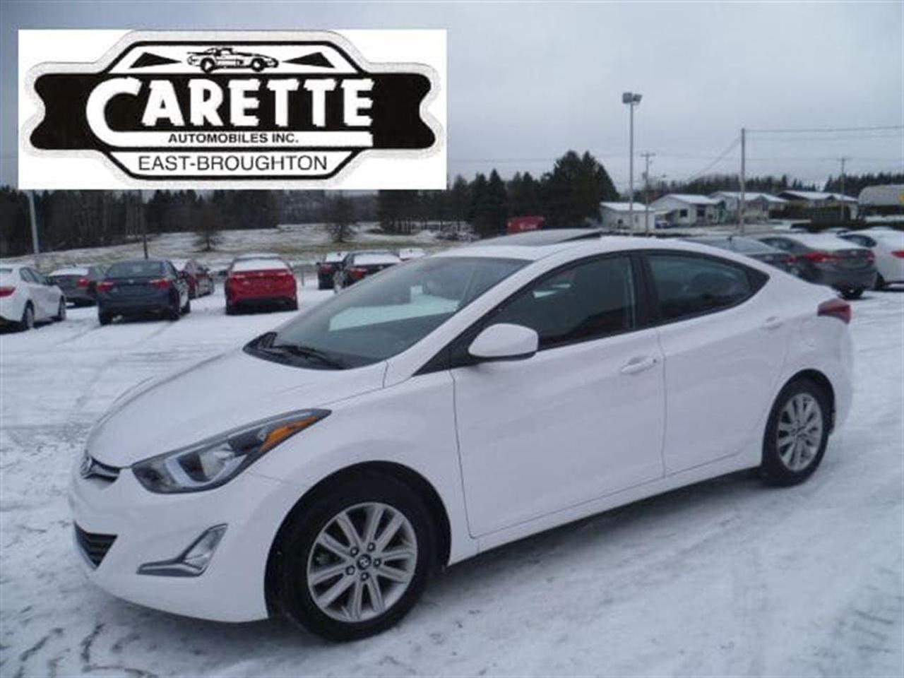 <a href=https://www.autoaubaine.com/Hyundai-Elantra-c6963686.html>https://www.autoaubaine.com/Hyundai-Elantra-c6963686.html</a>

Camera de recul, Bluetooth,Depuis 27 ans, Carette Automobiles est une entreprise familiale offrant le plus beau choix en Beauce Appalaches avec plus de 150 véhicules en inventaire. Tous vérifiés et garanties à 100%, en grande partie 1 seul propriétaire et jamais accidentés. Un rapport Carproof vous est remis sur demande lors de lachat. Taux à partir de 4.95%, en plus de la 1er, 2e, 3e et 4e chance au crédit.     Venez rencontrer un membre de notre famille pour qui lhonnêteté et le service est une priorité depuis le début.    Tout notre inventaire au www.caretteauto.com