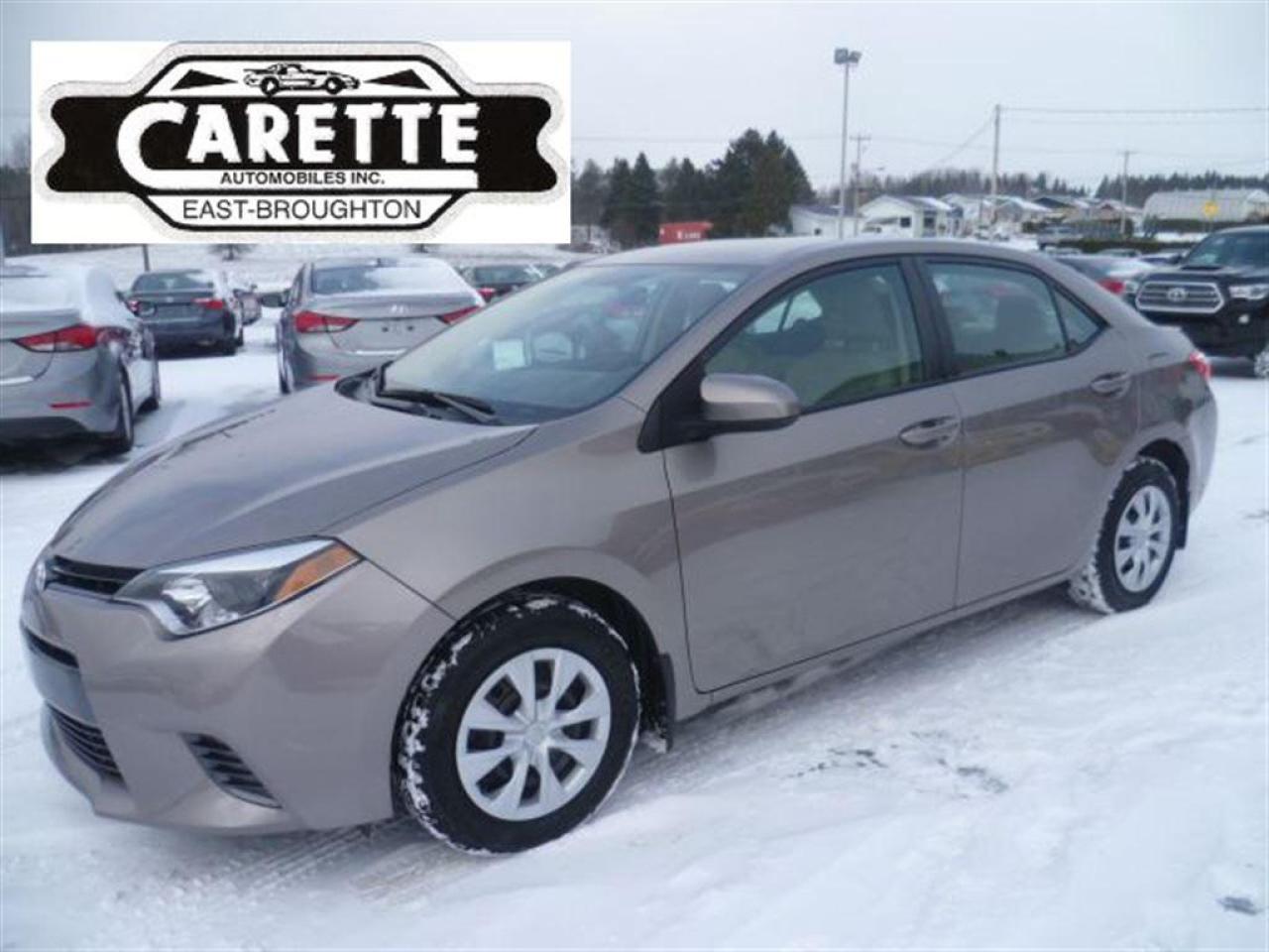Used 2015 Toyota Corolla Le Eco for sale in East broughton, QC