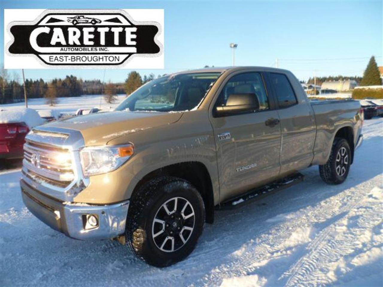 <a href=https://www.autoaubaine.com/Toyota-Tundra-c6980402.html>https://www.autoaubaine.com/Toyota-Tundra-c6980402.html</a>

GPS,Camera de recul, Bluetooth, Depuis 27 ans, Carette Automobiles est une entreprise familiale offrant le plus beau choix en Beauce Appalaches avec plus de 150 véhicules en inventaire. Tous vérifiés et garanties à 100%, en grande partie 1 seul propriétaire et jamais accidentés. Un rapport Carproof vous est remis sur demande lors de lachat. Taux à partir de 4.95%, en plus de la 1er, 2e, 3e et 4e chance au crédit.     Venez rencontrer un membre de notre famille pour qui lhonnêteté et le service est une priorité depuis le début.    Tout notre inventaire au www.caretteauto.com