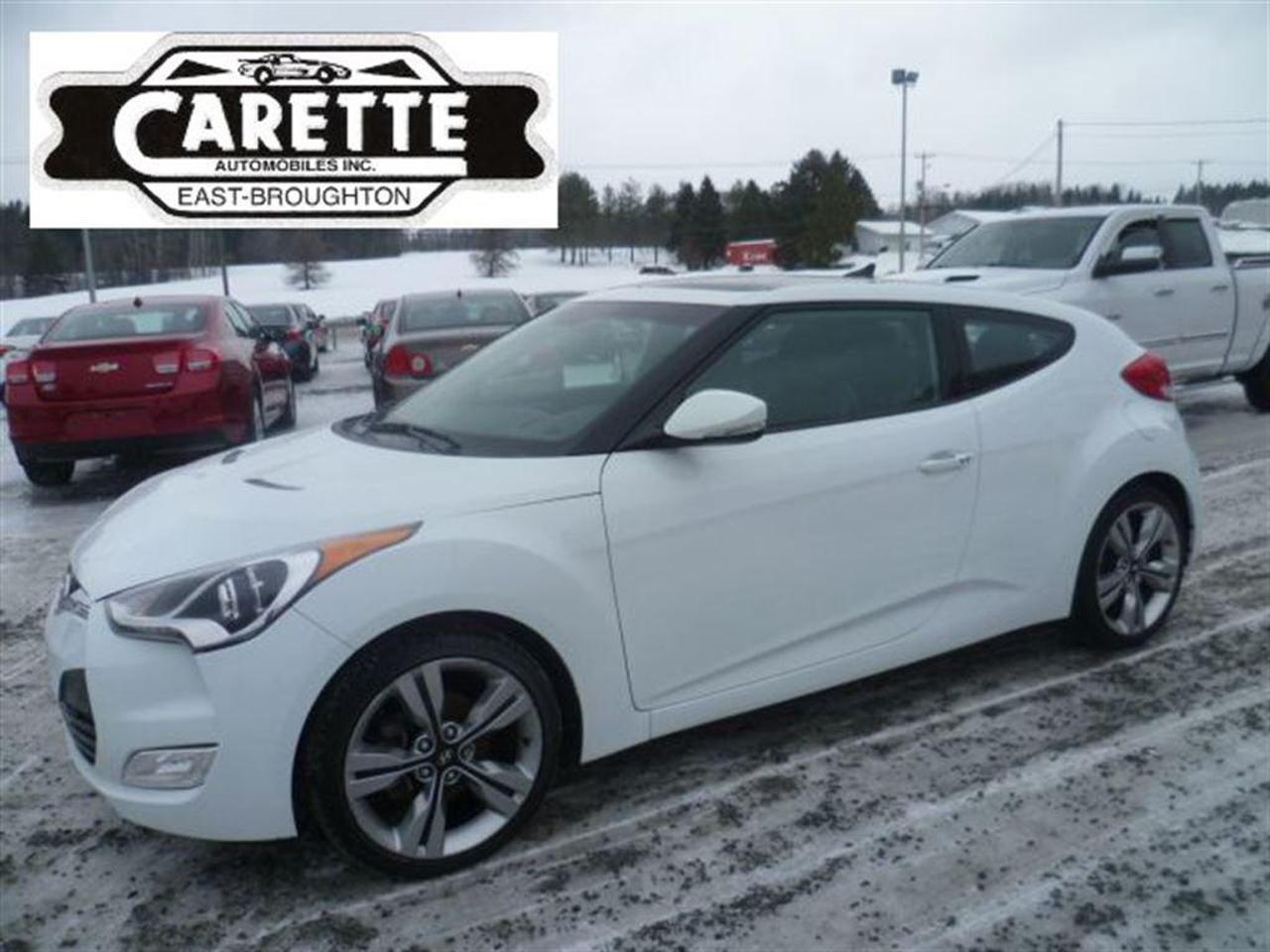 <a href=https://www.autoaubaine.com/Hyundai-Veloster-c6870881.html>https://www.autoaubaine.com/Hyundai-Veloster-c6870881.html</a>

6 vitesses, Interieur cuir et tissu, toit panoramique,GPS, bluetooth, camera et senseur de recul,Depuis 27 ans, Carette Automobiles est une entreprise familiale offrant le plus beau choix en Beauce Appalaches avec plus de 150 véhicules en inventaire. Tous vérifiés et garanties à 100%, en grande partie 1 seul propriétaire et jamais accidentés. Un rapport Carproof vous est remis sur demande lors de lachat. Taux à partir de 4.95%, en plus de la 1er, 2e, 3e et 4e chance au crédit.     Venez rencontrer un membre de notre famille pour qui lhonnêteté et le service est une priorité depuis le début.    Tout notre inventaire au www.caretteauto.com