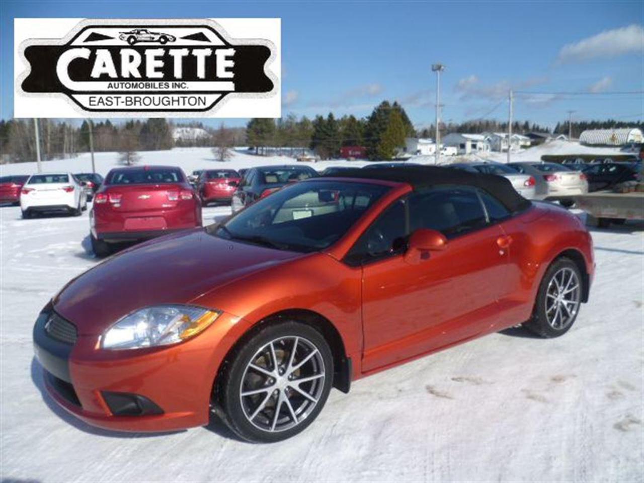 <a href=https://www.autoaubaine.com/Mitsubishi-Eclipse Spyder-c6951365.html>https://www.autoaubaine.com/Mitsubishi-Eclipse Spyder-c6951365.html</a>

DECAPOTABLE, Camera de recul, Bluetooth,Depuis 27 ans, Carette Automobiles est une entreprise familiale offrant le plus beau choix en Beauce Appalaches avec plus de 150 véhicules en inventaire. Tous vérifiés et garanties à 100%, en grande partie 1 seul propriétaire et jamais accidentés. Un rapport Carproof vous est remis sur demande lors de lachat. Taux à partir de 4.95%, en plus de la 1er, 2e, 3e et 4e chance au crédit.     Venez rencontrer un membre de notre famille pour qui lhonnêteté et le service est une priorité depuis le début.    Tout notre inventaire au www.caretteauto.com