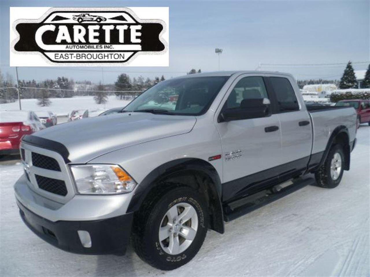 <a href=https://www.autoaubaine.com/RAM-1500-c6989419.html>https://www.autoaubaine.com/RAM-1500-c6989419.html</a>

Camera de recul,GPS, Bluetooth,Depuis 27 ans, Carette Automobiles est une entreprise familiale offrant le plus beau choix en Beauce Appalaches avec plus de 150 véhicules en inventaire. Tous vérifiés et garanties à 100%, en grande partie 1 seul propriétaire et jamais accidentés. Un rapport Carproof vous est remis sur demande lors de lachat. Taux à partir de 4.95%, en plus de la 1er, 2e, 3e et 4e chance au crédit.         Venez rencontrer un membre de notre famille pour qui lhonnêteté et le service est une priorité depuis le début.        Tout notre inventaire au www.caretteauto.com