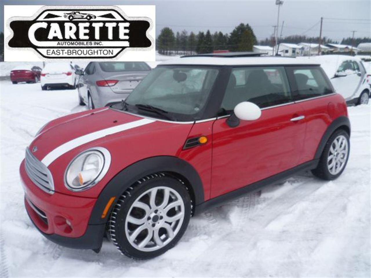 <a href=https://www.autoaubaine.com/Mini-Cooper-c6976428.html>https://www.autoaubaine.com/Mini-Cooper-c6976428.html</a>

2 Toits ouvrant, Bluetooth,Depuis 27 ans, Carette Automobiles est une entreprise familiale offrant le plus beau choix en Beauce Appalaches avec plus de 150 véhicules en inventaire. Tous vérifiés et garanties à 100%, en grande partie 1 seul propriétaire et jamais accidentés. Un rapport Carproof vous est remis sur demande lors de lachat. Taux à partir de 4.95%, en plus de la 1er, 2e, 3e et 4e chance au crédit.     Venez rencontrer un membre de notre famille pour qui lhonnêteté et le service est une priorité depuis le début.    Tout notre inventaire au www.caretteauto.com