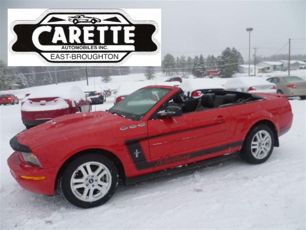<a href=https://www.autoaubaine.com/Ford-Mustang-c6980399.html>https://www.autoaubaine.com/Ford-Mustang-c6980399.html</a>

WOW, 69.000 km,DECAPOTABLE,Depuis 27 ans, Carette Automobiles est une entreprise familiale offrant le plus beau choix en Beauce Appalaches avec plus de 150 véhicules en inventaire. Tous vérifiés et garanties à 100%, en grande partie 1 seul propriétaire et jamais accidentés. Un rapport Carproof vous est remis sur demande lors de lachat. Taux à partir de 4.95%, en plus de la 1er, 2e, 3e et 4e chance au crédit.     Venez rencontrer un membre de notre famille pour qui lhonnêteté et le service est une priorité depuis le début.    Tout notre inventaire au www.caretteauto.com
