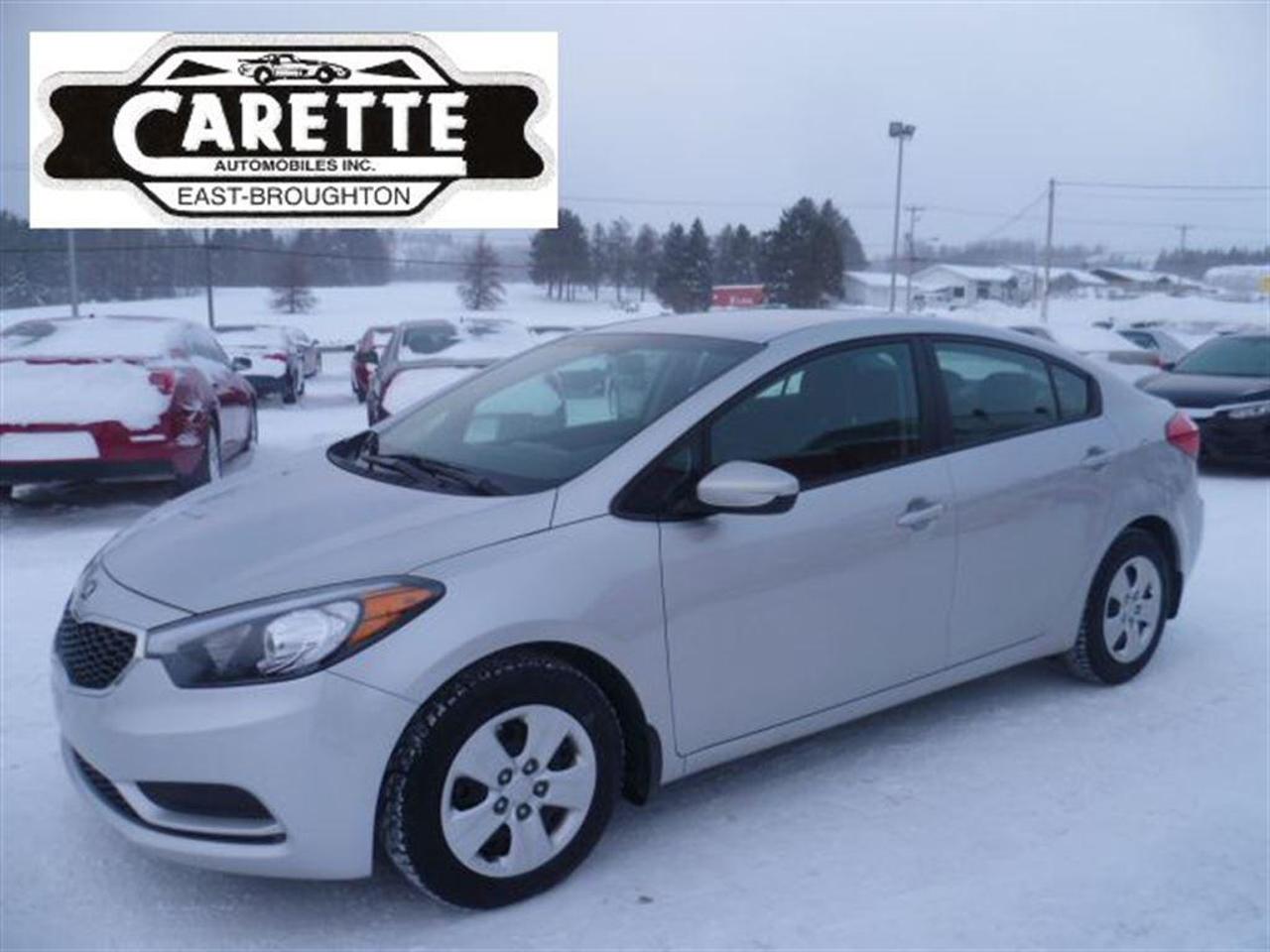 <a href=https://www.autoaubaine.com/Kia-Forte-c6991256.html>https://www.autoaubaine.com/Kia-Forte-c6991256.html</a>

6 vitesses,Bluetooth,Depuis 27 ans, Carette Automobiles est une entreprise familiale offrant le plus beau choix en Beauce Appalaches avec plus de 150 véhicules en inventaire. Tous vérifiés et garanties à 100%, en grande partie 1 seul propriétaire et jamais accidentés. Un rapport Carproof vous est remis sur demande lors de lachat. Taux à partir de 4.95%, en plus de la 1er, 2e, 3e et 4e chance au crédit.     Venez rencontrer un membre de notre famille pour qui lhonnêteté et le service est une priorité depuis le début.    Tout notre inventaire au www.caretteauto.com
