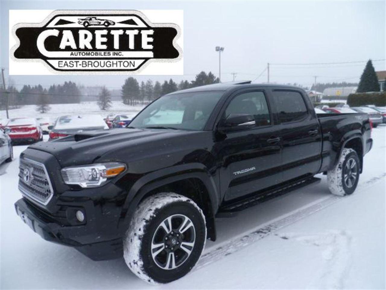 <a href=https://www.autoaubaine.com/Toyota-Tacoma-c6966540.html>https://www.autoaubaine.com/Toyota-Tacoma-c6966540.html</a>

Camera de recul, Bluetooth, Depuis 27 ans, Carette Automobiles est une entreprise familiale offrant le plus beau choix en Beauce Appalaches avec plus de 150 véhicules en inventaire. Tous vérifiés et garanties à 100%, en grande partie 1 seul propriétaire et jamais accidentés. Un rapport Carproof vous est remis sur demande lors de lachat. Taux à partir de 4.95%, en plus de la 1er, 2e, 3e et 4e chance au crédit.     Venez rencontrer un membre de notre famille pour qui lhonnêteté et le service est une priorité depuis le début.    Tout notre inventaire au www.caretteauto.com