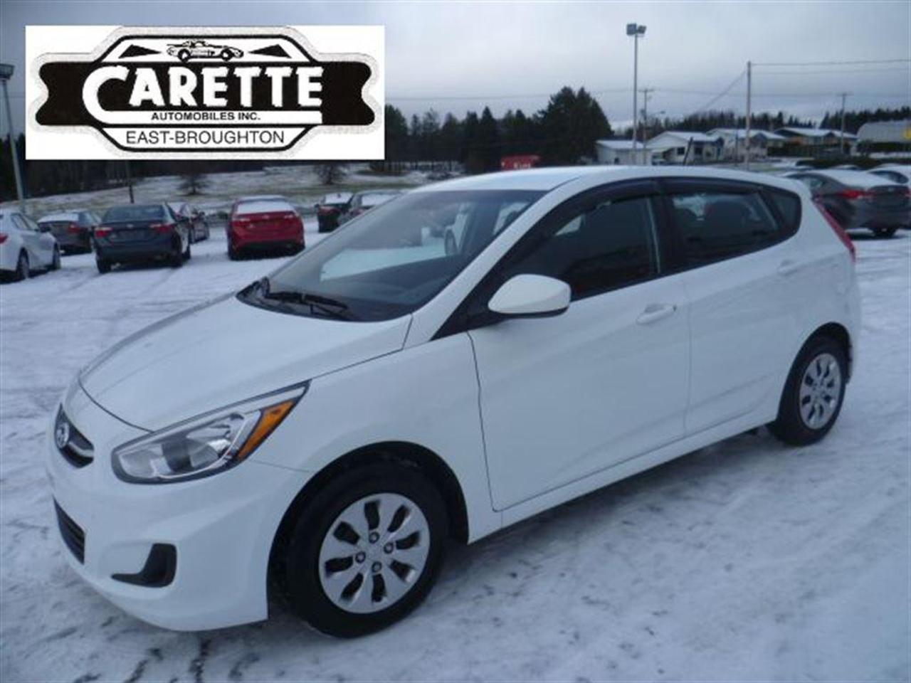 <a href=https://www.autoaubaine.com/Hyundai-Accent-c6963691.html>https://www.autoaubaine.com/Hyundai-Accent-c6963691.html</a>

6 vitesses, Depuis 27 ans, Carette Automobiles est une entreprise familiale offrant le plus beau choix en Beauce Appalaches avec plus de 150 véhicules en inventaire. Tous vérifiés et garanties à 100%, en grande partie 1 seul propriétaire et jamais accidentés. Un rapport Carproof vous est remis sur demande lors de lachat. Taux à partir de 4.95%, en plus de la 1er, 2e, 3e et 4e chance au crédit.     Venez rencontrer un membre de notre famille pour qui lhonnêteté et le service est une priorité depuis le début.    Tout notre inventaire au www.caretteauto.com