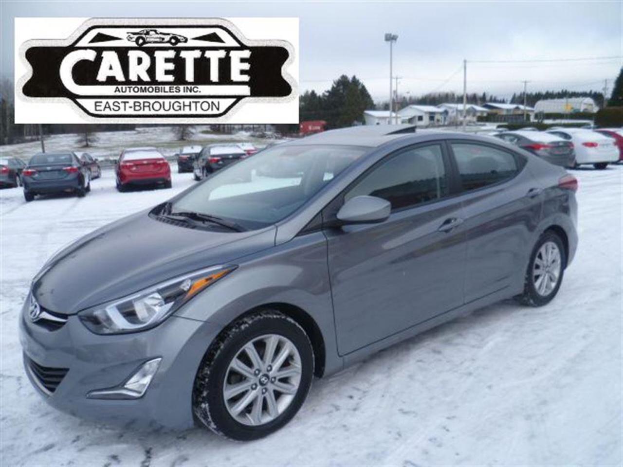 <a href=https://www.autoaubaine.com/Hyundai-Elantra-c6963692.html>https://www.autoaubaine.com/Hyundai-Elantra-c6963692.html</a>

Camera de recul, Bluetooth,Depuis 27 ans, Carette Automobiles est une entreprise familiale offrant le plus beau choix en Beauce Appalaches avec plus de 150 véhicules en inventaire. Tous vérifiés et garanties à 100%, en grande partie 1 seul propriétaire et jamais accidentés. Un rapport Carproof vous est remis sur demande lors de lachat. Taux à partir de 4.95%, en plus de la 1er, 2e, 3e et 4e chance au crédit.     Venez rencontrer un membre de notre famille pour qui lhonnêteté et le service est une priorité depuis le début.    Tout notre inventaire au www.caretteauto.com