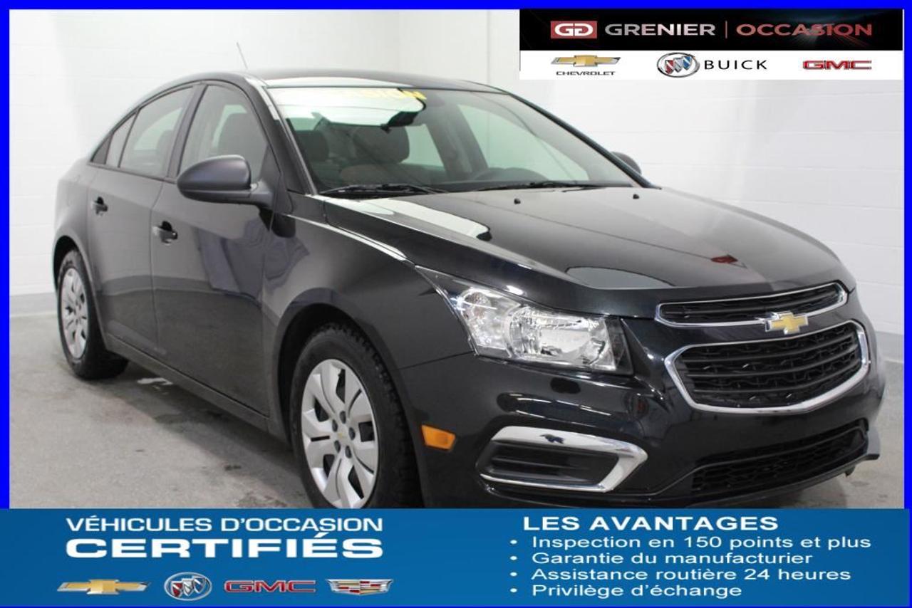 <a href=https://www.autoaubaine.com/Chevrolet-Cruze-c7021460.html>https://www.autoaubaine.com/Chevrolet-Cruze-c7021460.html</a>

JAMAIS ACCIDENTÉ + COMMANDES VOCALES COMMANDES AUDIO AU VOLANT + groupe électrique + air climatisé + volant inclinable    À voir absolument : un superbe CHEVROLET CRUZE 2016, à vendre chez  GRENIER OCCASION CHEVROLET BUICK GMC  NOUS SOMMES OUVERT 7 JOURS PAR SEMAINE POUR MIEUX VOUS SERVIR  1275 CARRÉ MASSON , TERREBONNE    Nous sommes situé à 20 minutes Saint-Eustache/ Saint-Jérôme/Laval/Repentigny/montréal.  Programme de véhicules d occasion certifiés. Rapport Carproof disponible gratuitement. Inspection en 150 points.  Le prix affiché inclus un rabais de 500 $ avec un financement.